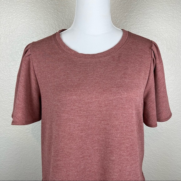 Mind Over Matter Mauve Pink Pocket Jersey Dress Large - Picture 3 of 11